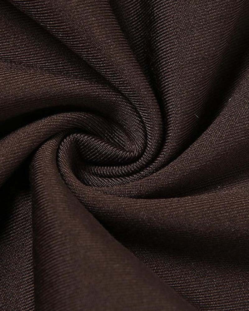 Low-Cut, Long-Sleeved Bodybuilding Jumpsuit