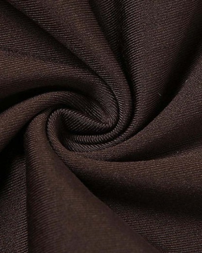 Low-Cut, Long-Sleeved Bodybuilding Jumpsuit