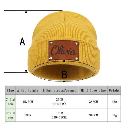 Personalized Name Knitted Winter Hat | KKHat11