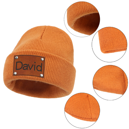 Personalized Name Knitted Winter Hat | KKHat11