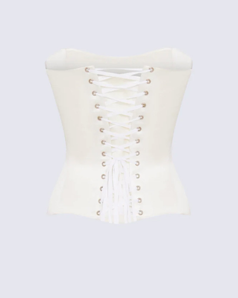 Temperament-Encasing Satin Corset
