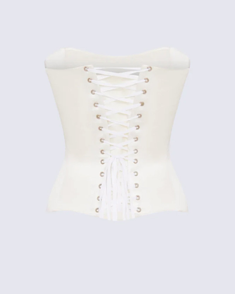 Temperament-Encasing Satin Corset