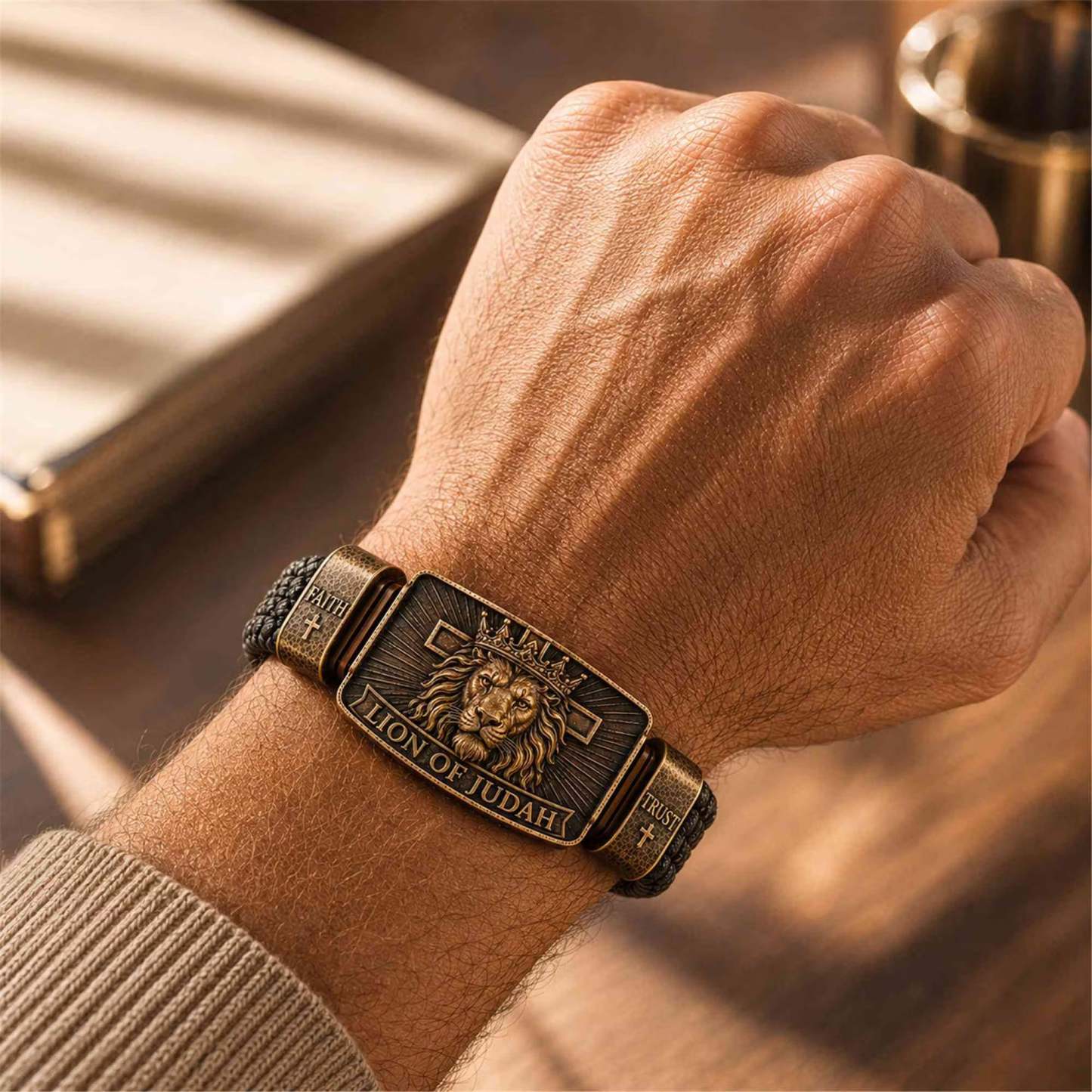 Lion of Judah Christian Men’s Bracelet