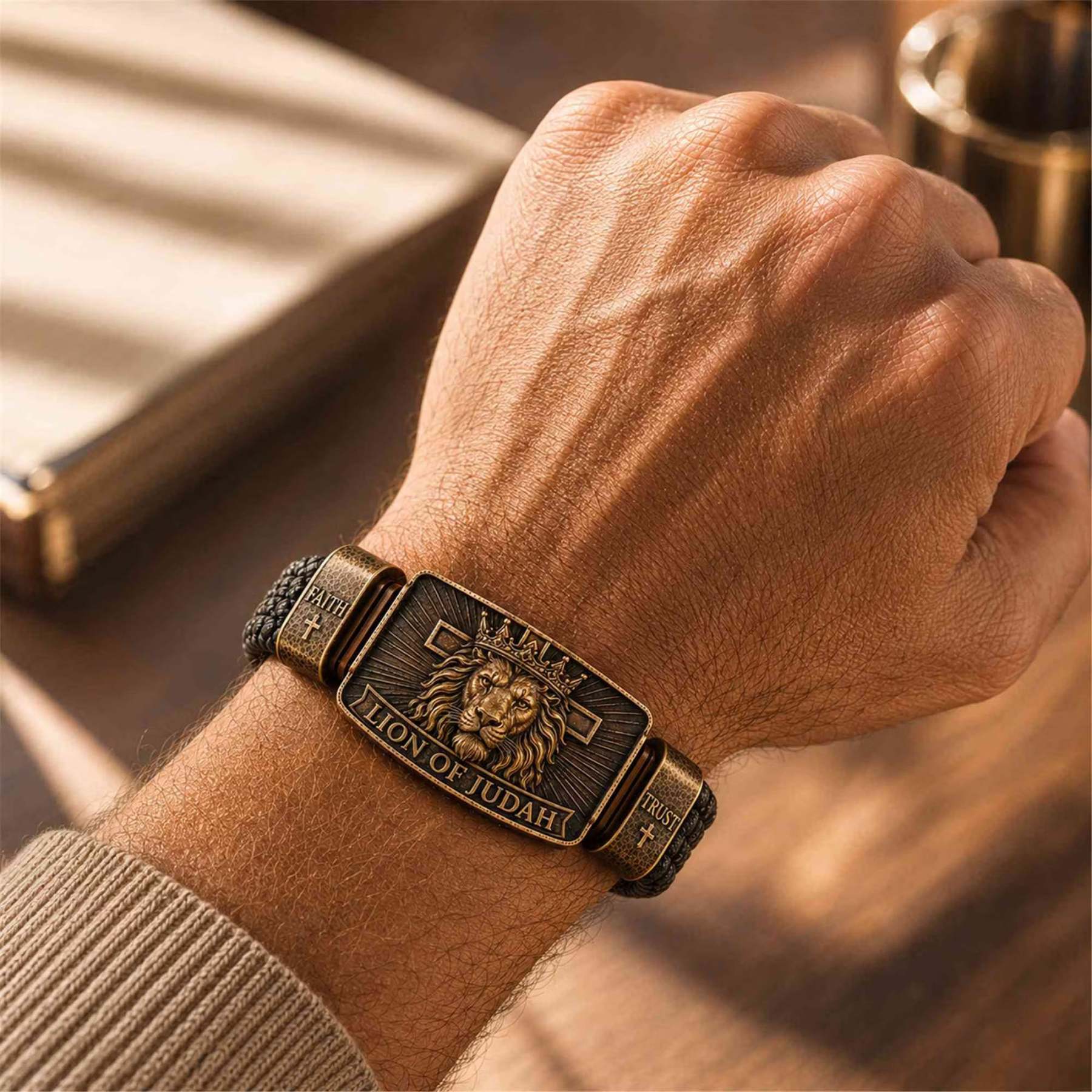 Lion of Judah Christian Men’s Bracelet