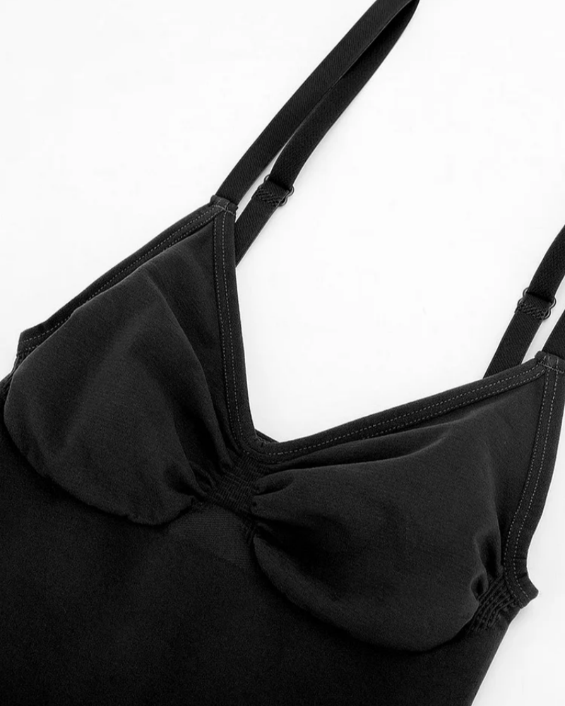 Seamless Breast Support Waist and Abdomen Shaping Mid Thigh Body Shaper