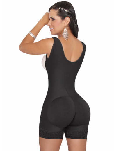 Compression Seamless Fajas Girdle Short With High Back