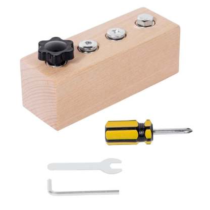 Educational Screw-Tightening Busy Board