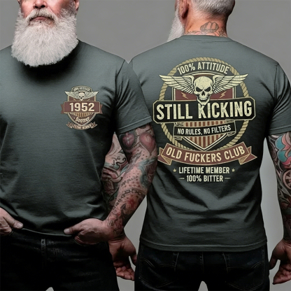 Old Guys Club Lifetime Member Still Kicking T-shirt