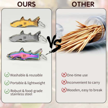 Shark 3-in-1 Keychain Multitool