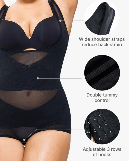 Mesh Tummy Tuck Body Triangle Shapewear