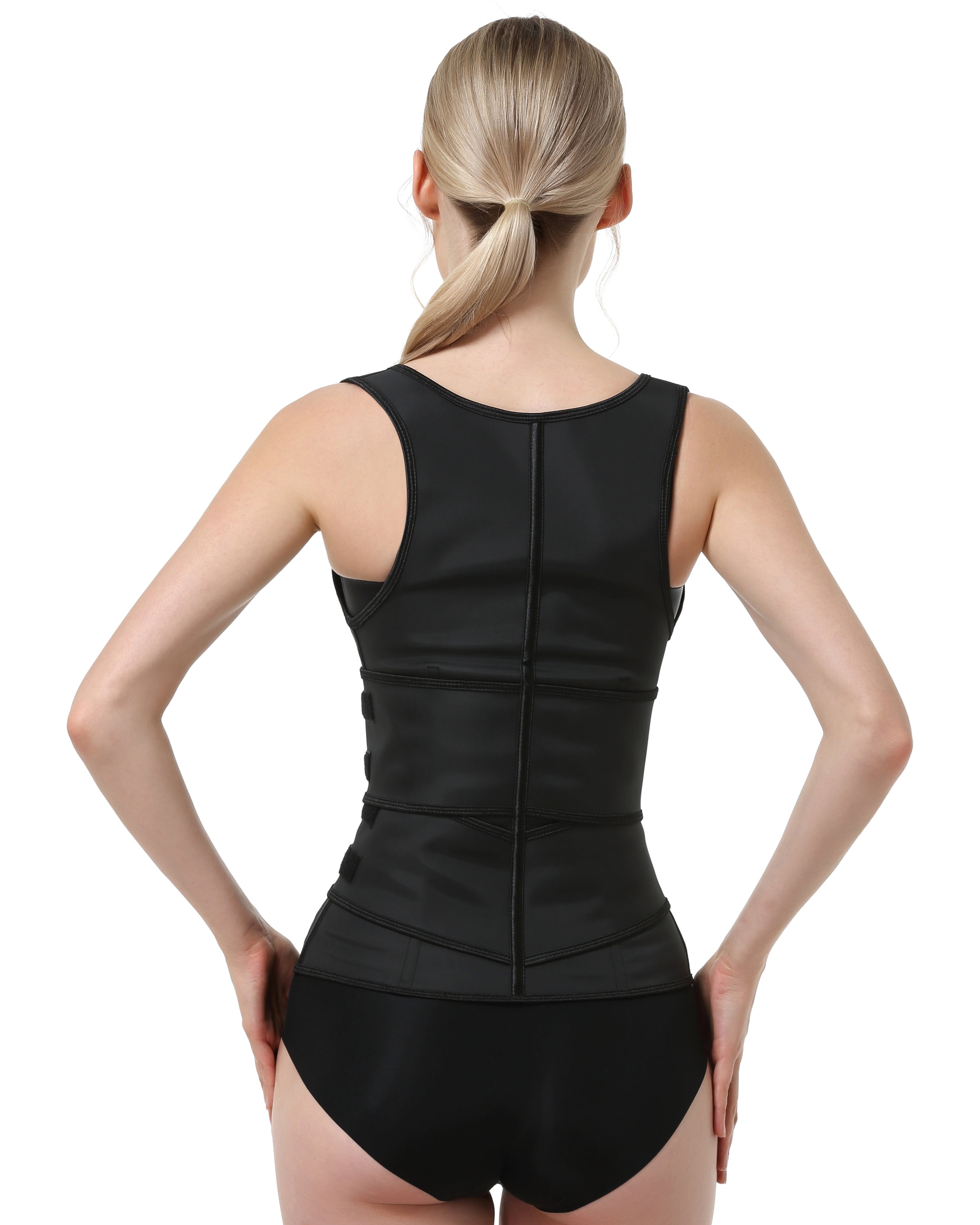 Corset Latex Buckle Waist Corset Belt LATEX Rubber Straps Corset