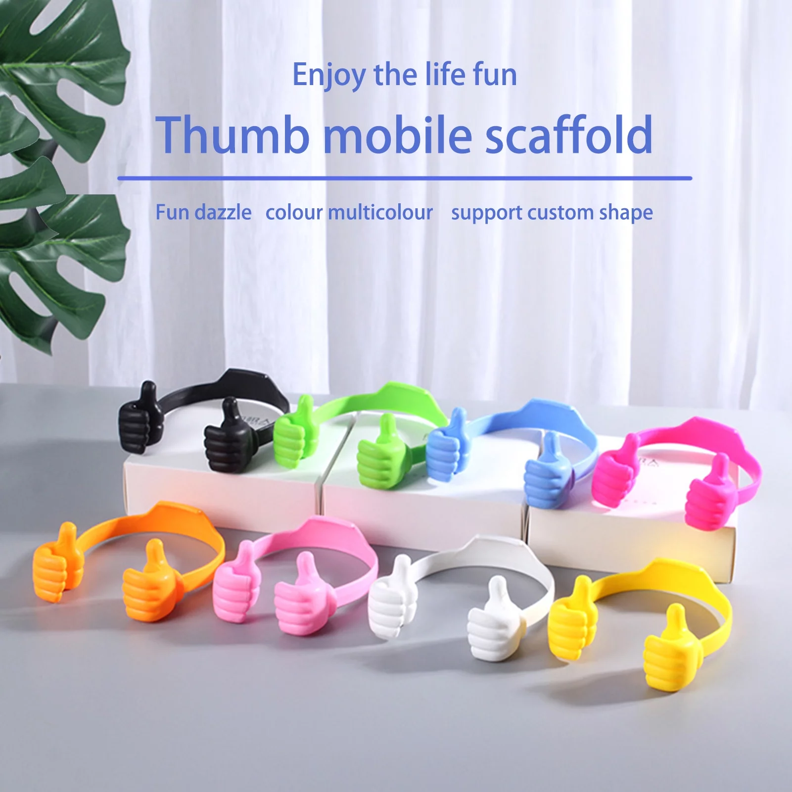 (🎄Early Christmas Sale - 49% OFF) 🎁Thumbs Up Lazy Phone Stand, 🔥Buy More Save More🔥