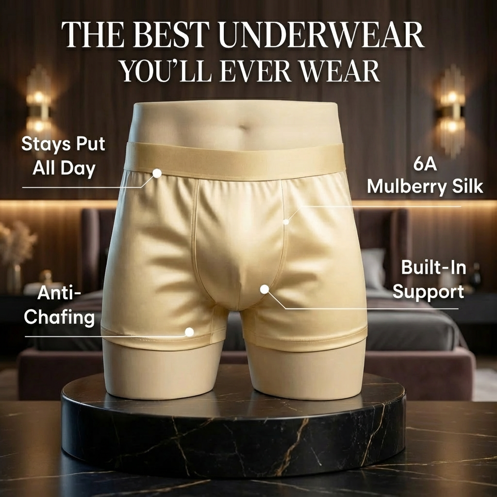 Premium Silk Boxer Shorts