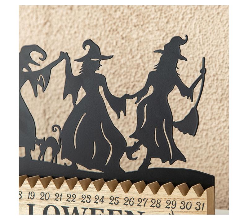 💪Hot Sale! 🔥50% OFF - ✨🎃18"L Halloween Dancing Witch Countdown Table Sign