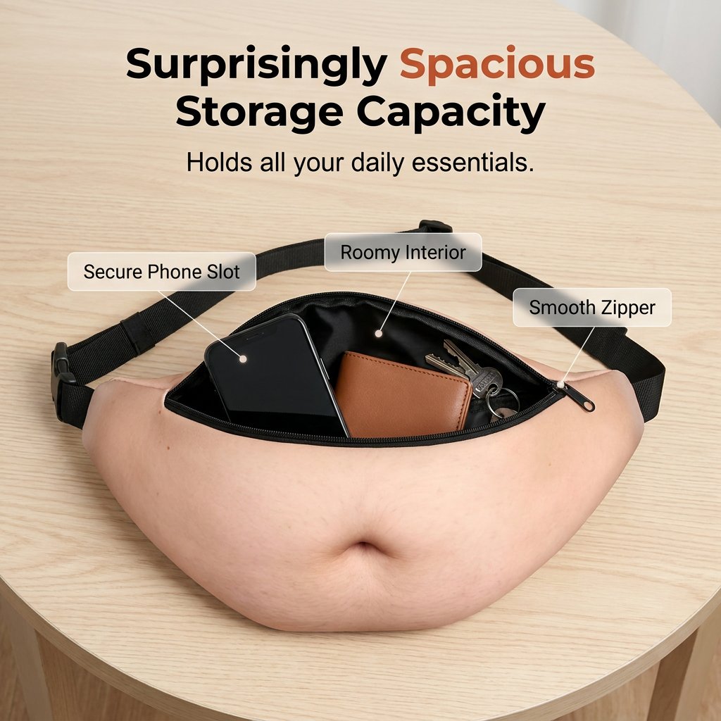Spacious main storage compartment