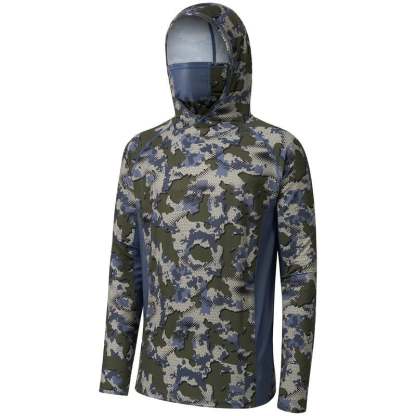 🔥 Ultimate Sun Shield Hunting Shirt – UPF 50+ Camo Hoodie with Built-In Mask for Fishing & Outdoor Use
