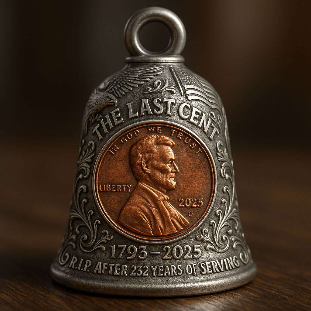 “The Last Cent” Motorcycle Bell