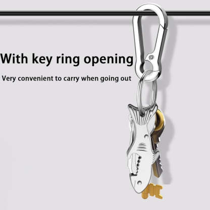 Shark 3-in-1 Keychain Multitool