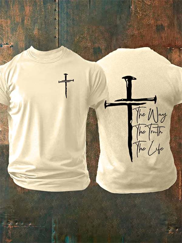 Men's The Way The Truth The Life Print T-Shirt