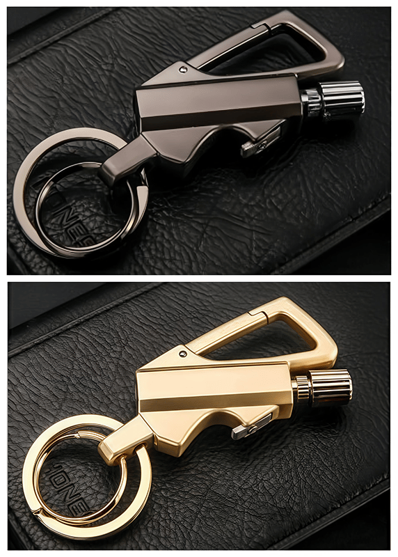 ✨ Permanent Match Infinity Lighter with Multitool Keychain Bottle Opener