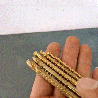 Serrated drill bit drilling and side cutting demonstration