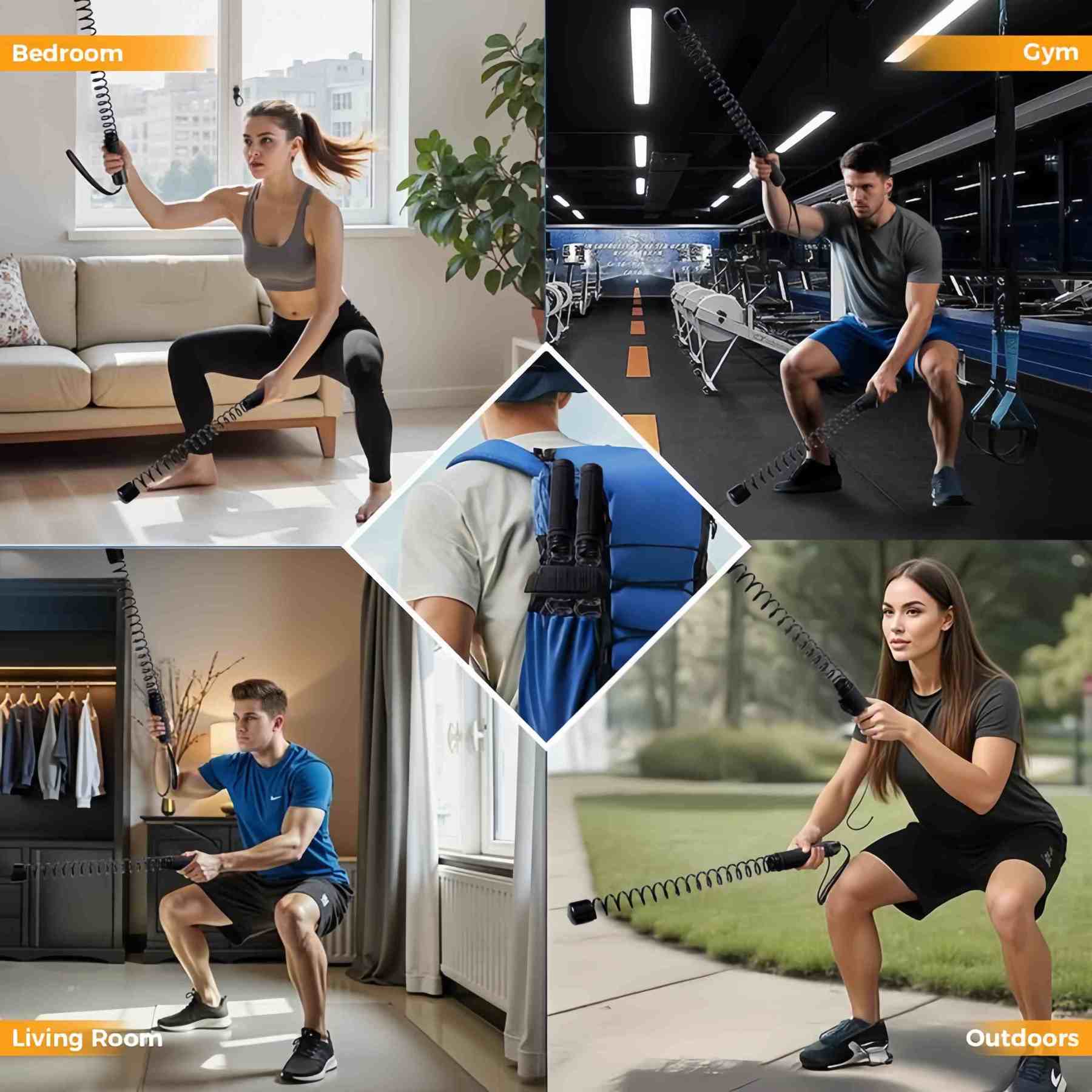 💥 Intense Fitness Training Ropes | Perfect for Home & Gym 🏠