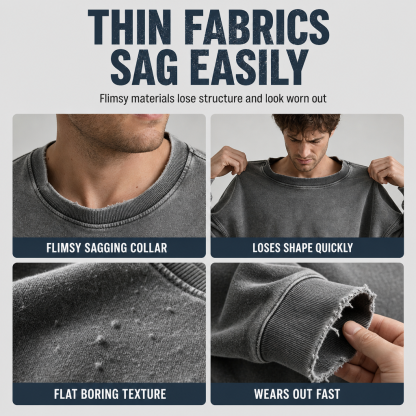 Men's Vintage Casual Loose-Fit Sweatshirt