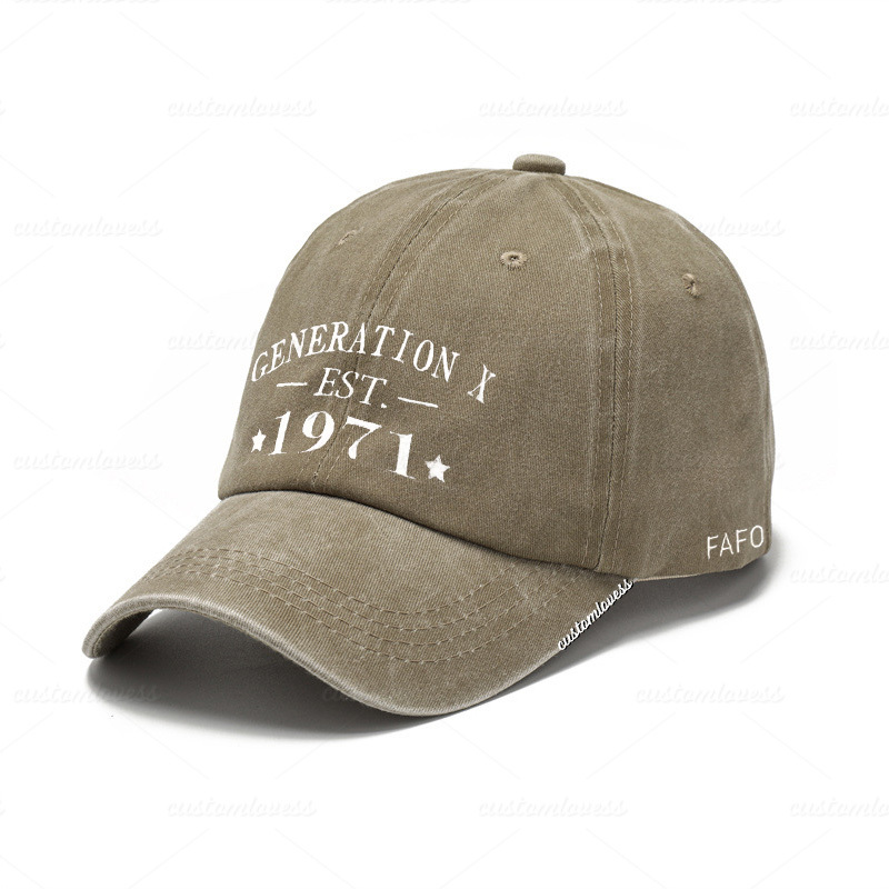 Custom Generation X Embroidered  Hat