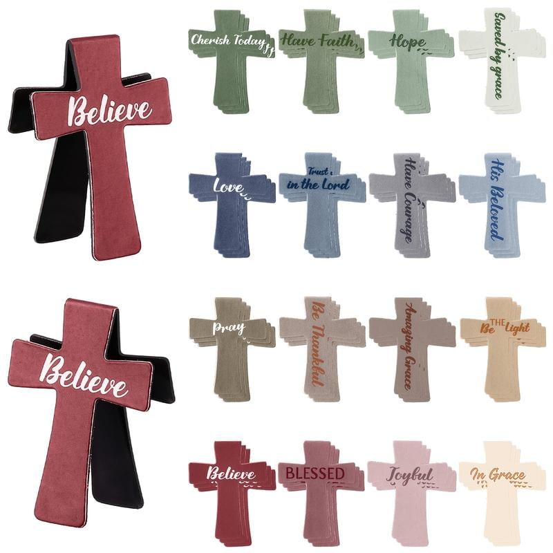 🔥LAST DAY 45 OFF%📖12 Pcs Magnetic Cross Bookmarks Gifts for Bible Study, Readers, Teachers, Students🌸✝️
