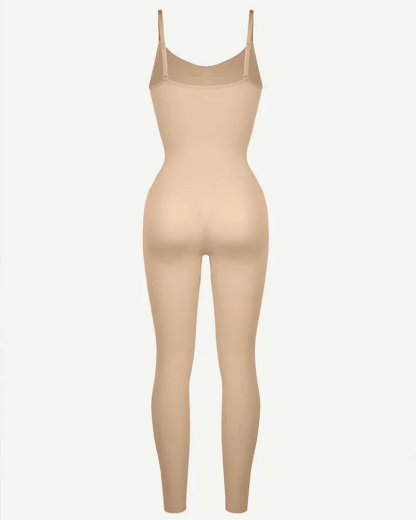 Seamless Breast Support Waist and Abdomen Shaping Mid Thigh Body Shaper