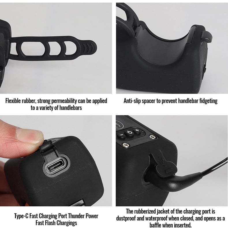 Woyuosn 2-in-1 Bike Light and Horn