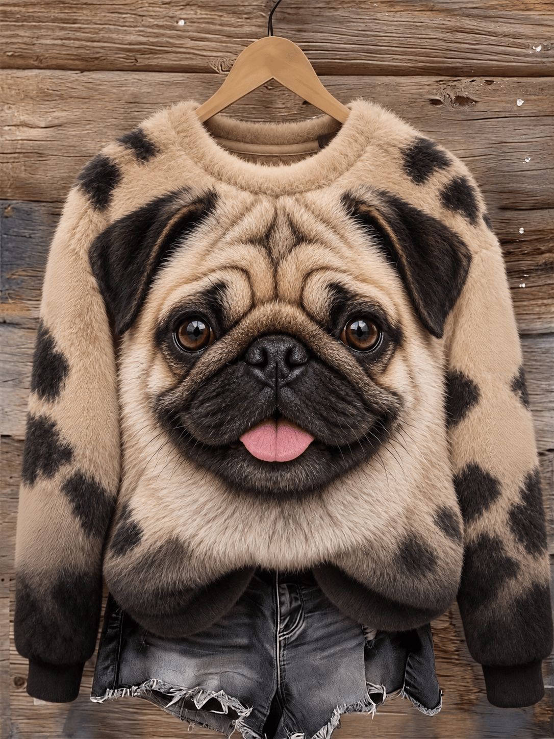 Women's Casual Animal Print Sweatshirt - Design 5