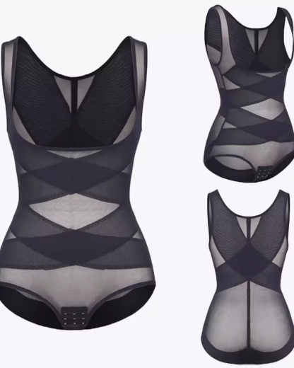 Mesh Tummy Tuck Body Triangle Shapewear
