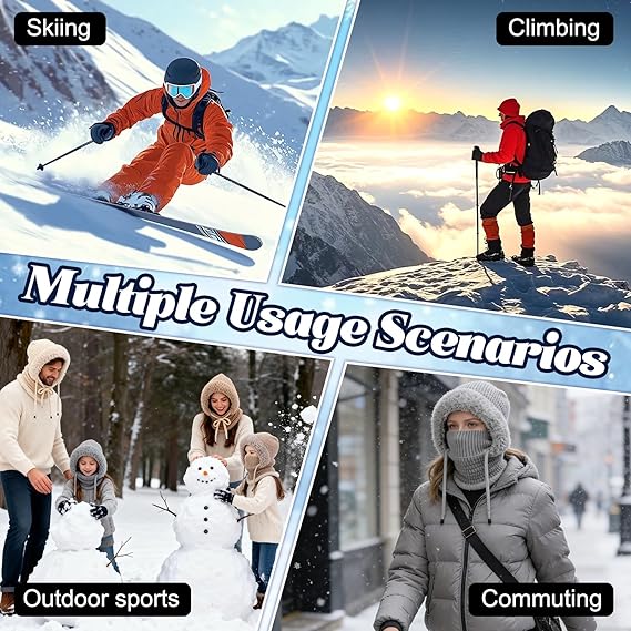 Winter Win! Stay Cozy and Stylish❄️✨3 in 1 Beanie Hat For Women