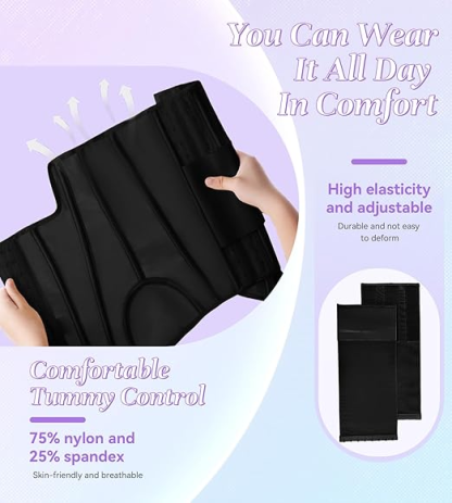 Waist Trainer for Women Tummy Control Workout Girdle Corset Waist Cincher