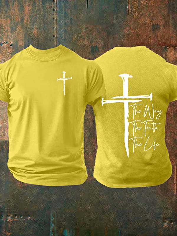 Men's The Way The Truth The Life Print T-Shirt
