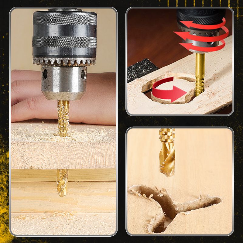 ⚙️ Twist Drill Bit Set – High-Speed Steel, Titanium-Coated & Multi-Material Ready 🧰