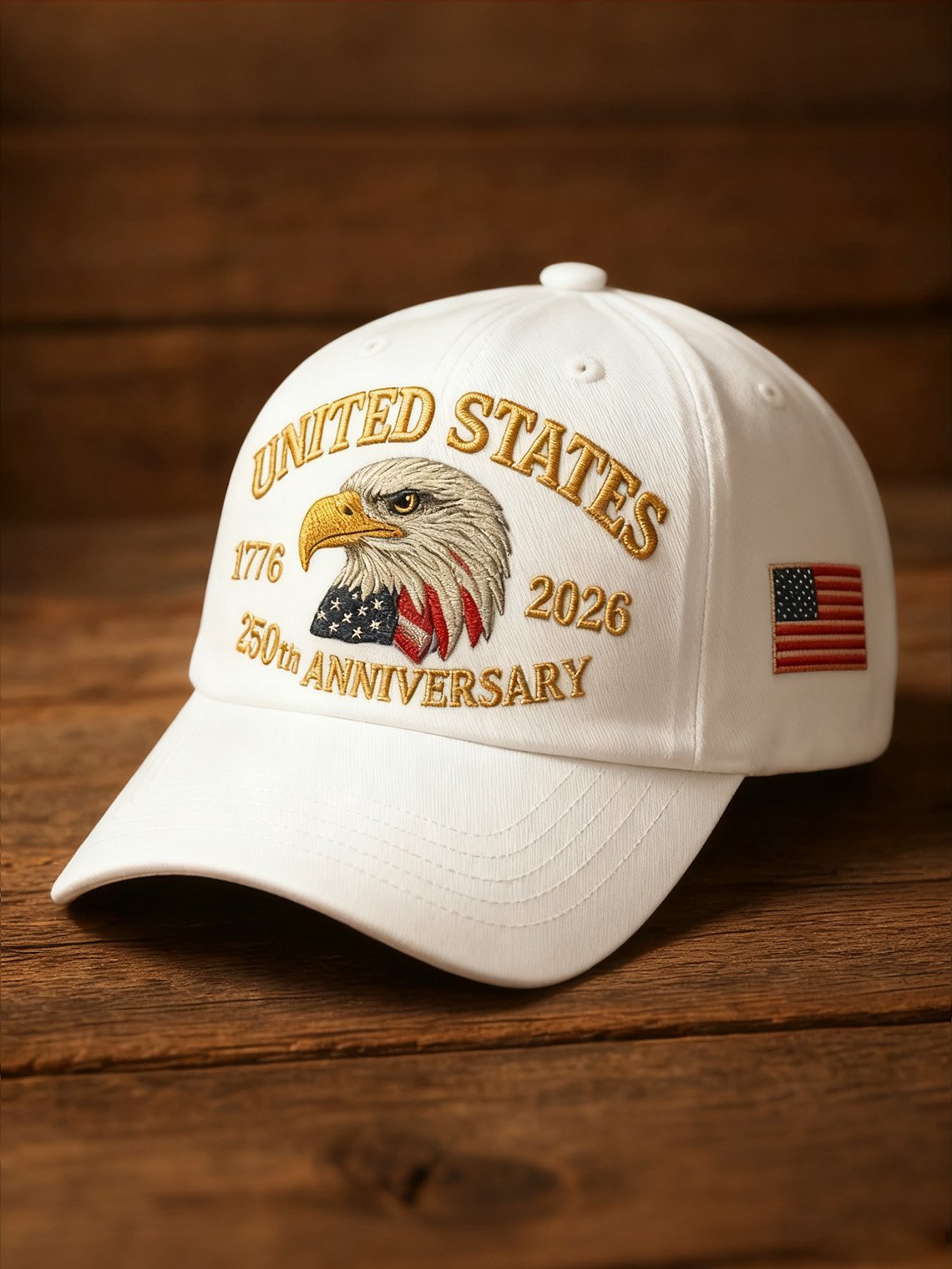 Men's Casual American 250th Anniversary Print Baseball Cap