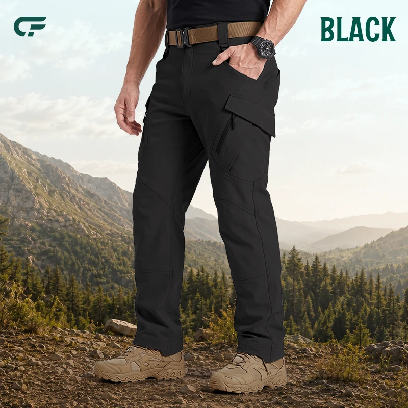FlexCamo - Men's 9-Pocket Straight Fit Tactical Waterproof Pants - Camo Colors