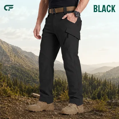 FlexCamo - Men's 9-Pocket Straight Fit Tactical Waterproof Pants - Camo Colors