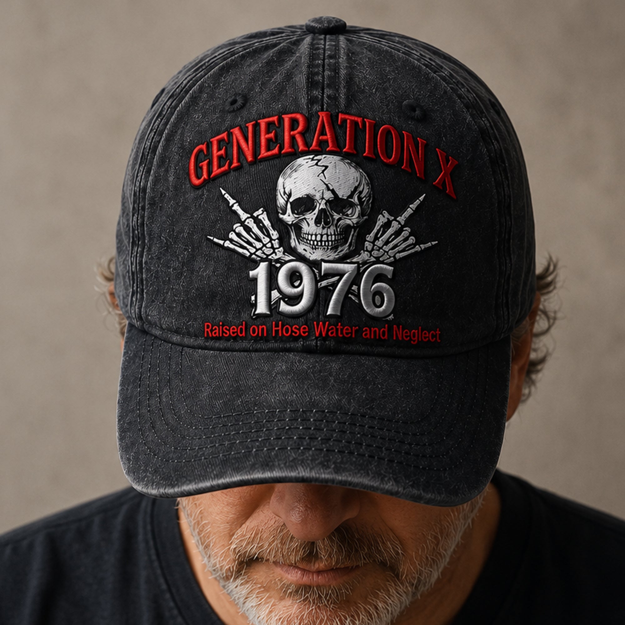 Vintage Generation X Personalized Classic Cap