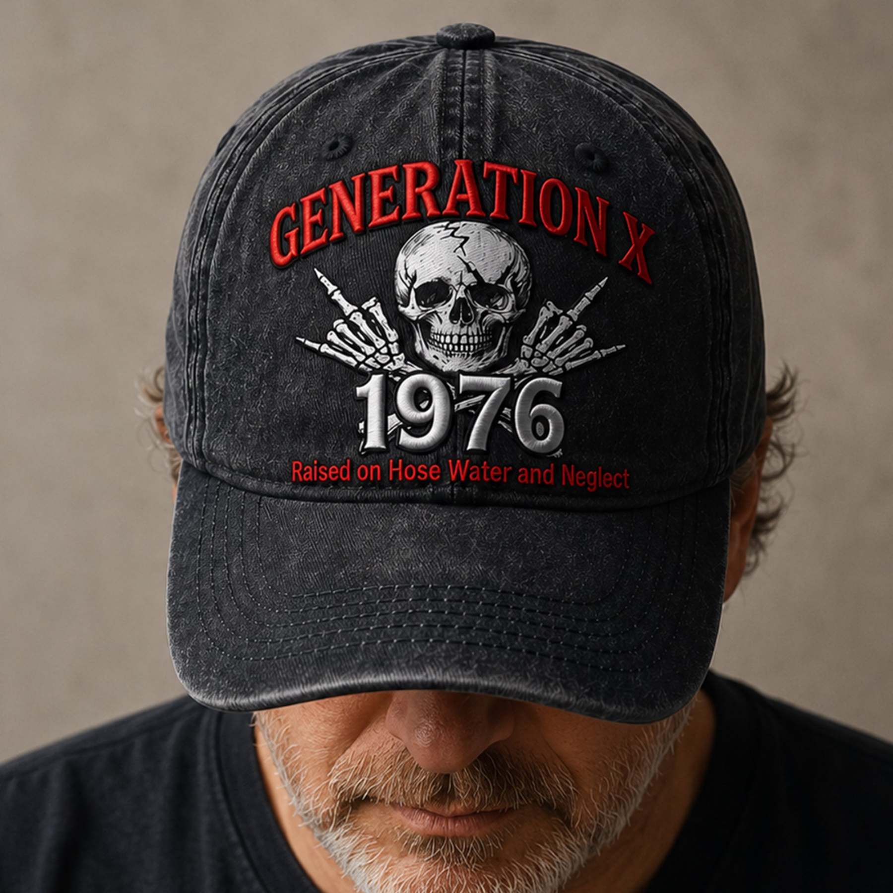 Vintage Generation X Personalized Classic Cap