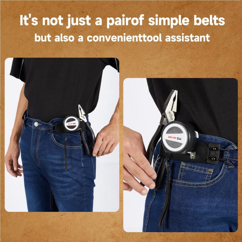 Tactical Metal Hook Elastic Belt (2 PCS)