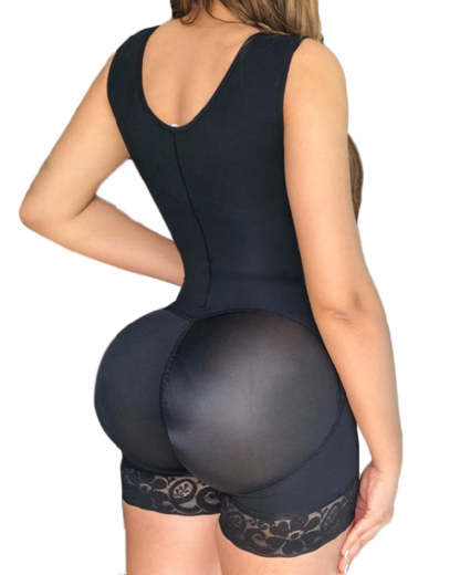 Full Back Coverage High Compression Powernet Garment With Bra