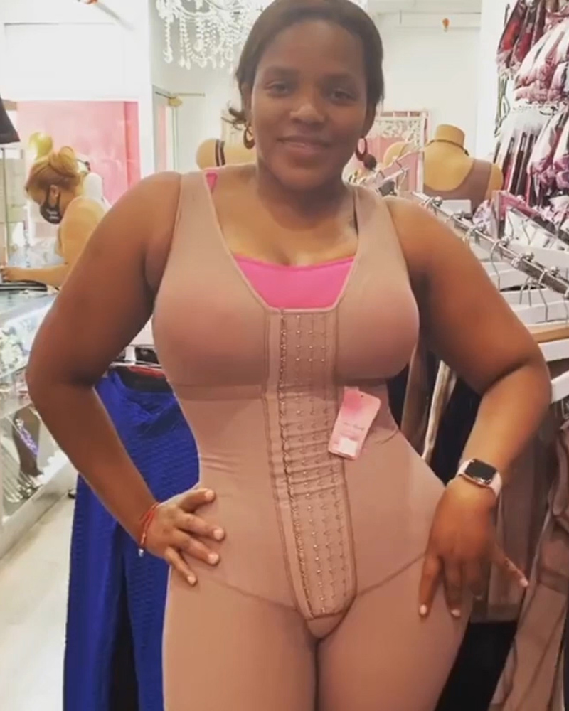 Shapewear For Women Tummy Control Hook and Eye Closure Adjustable Breast Support Bodysuit Bodyshaper