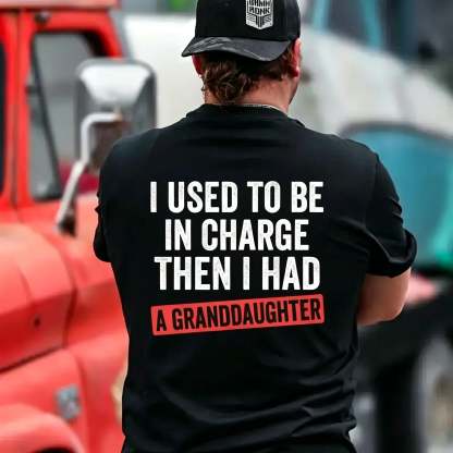 I Used To Be In Charge Then I Had A Daughter Funny Girl Dad Graphic T-Shirt / Sweatshirt / Hoodie