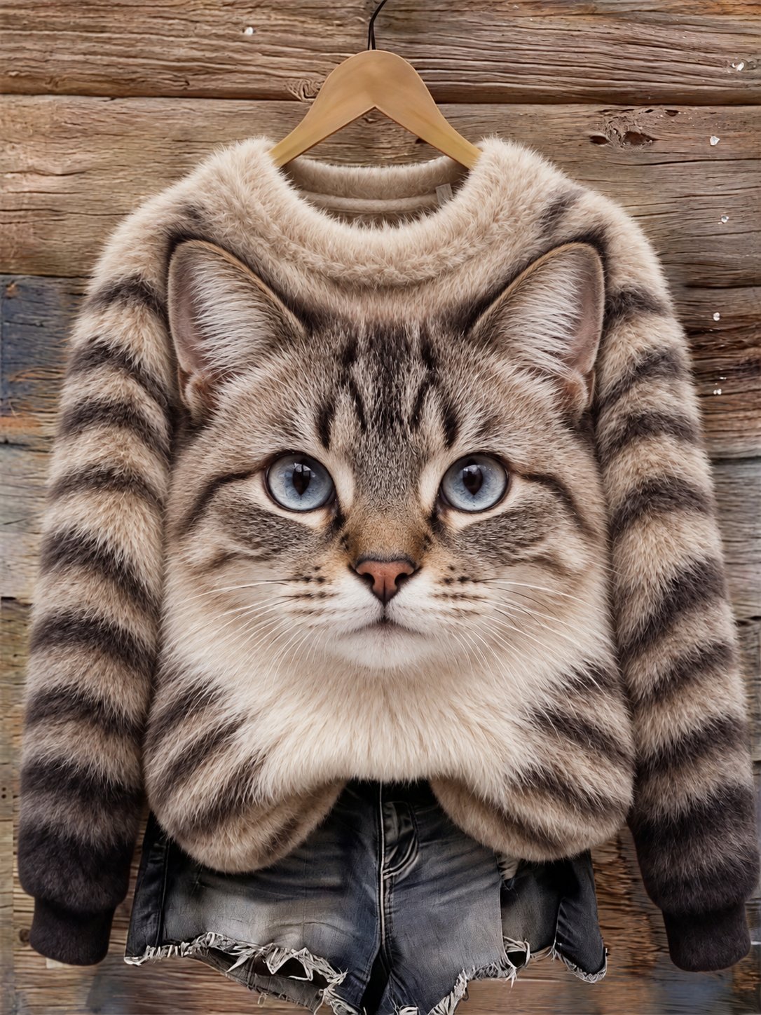 Women's Casual Animal Print Sweatshirt - Design 2