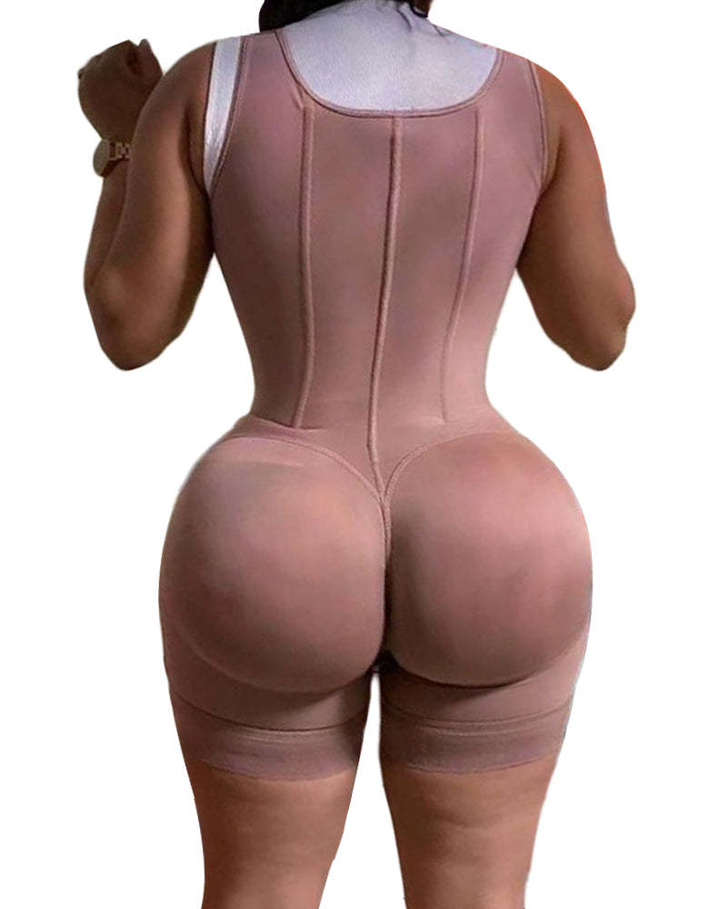Women's Shapewear HOOK AND EYE CLOSURE Tummy Control  Adjustable Crotch  Open Bust Bodysuit