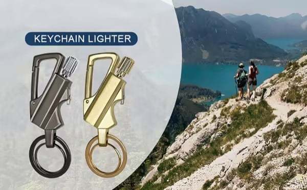 ✨LAST DAY 49% OFF - Permanent Match Infinity Lighter with Multitool Keychain Bottle Opener
