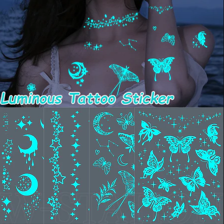 Glowing Tattoo Stickers